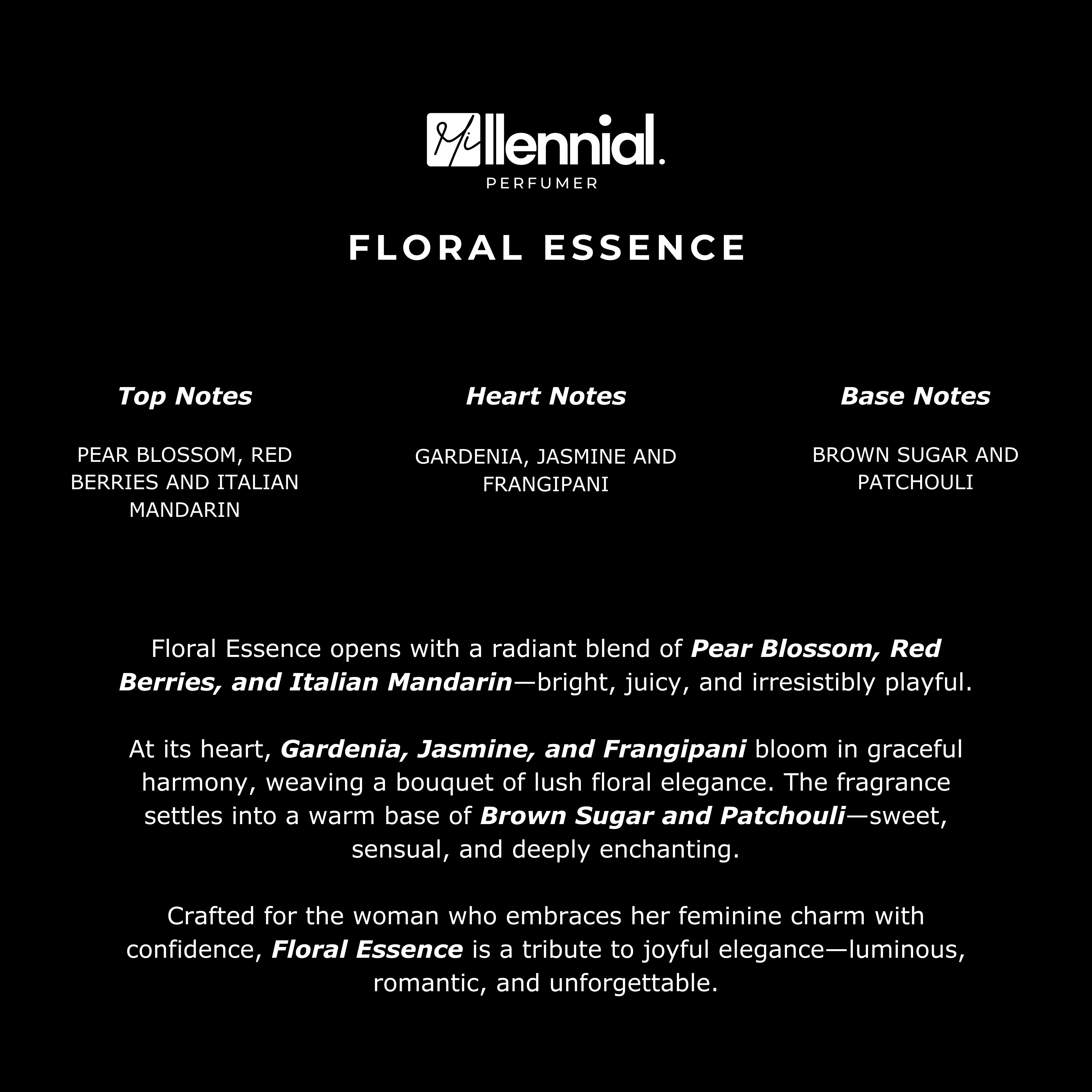 Millennial Perfumer™ – Floral Essence | Gucc Flora Type (Profile Match) | Delicate Floral | Timeless Feminine Elegance - Image 6