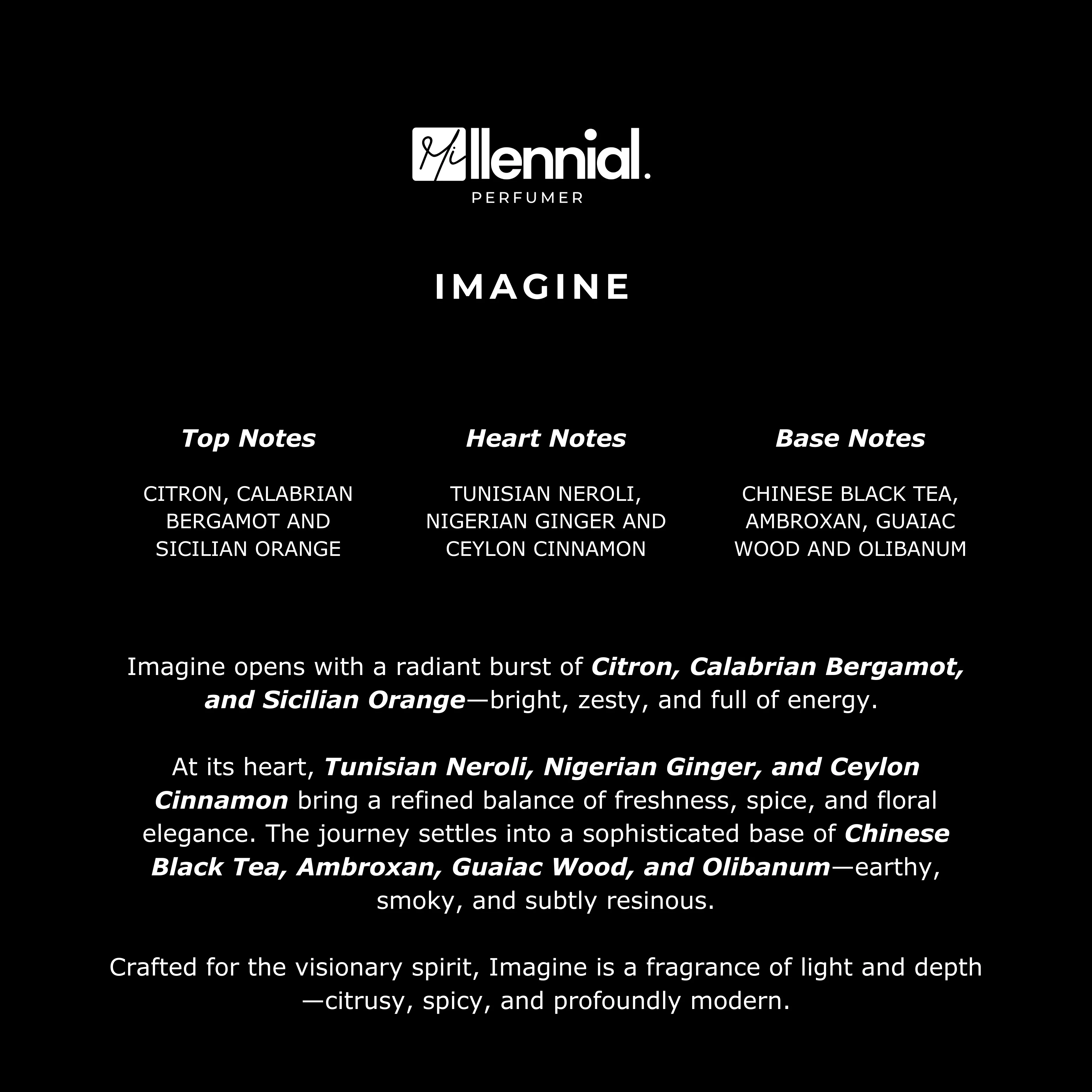 Millennial Perfumer™ – Imagine | Louiee Vitton Imagination Type (Profile Match) | Fresh Citrus Woody | The Essence of Creativity - Image 6