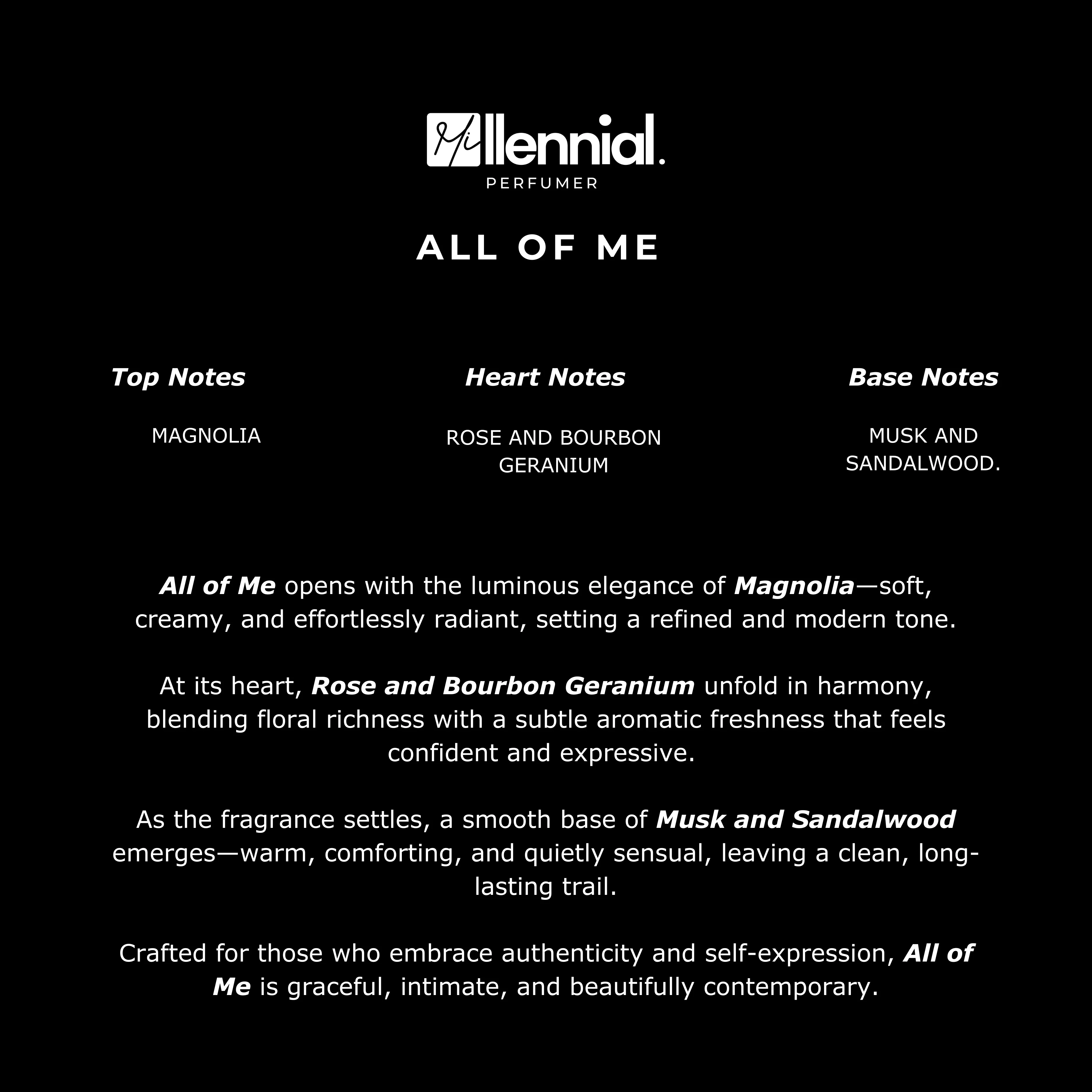 Millennial Perfumer™ – All of Me | Narcisso Rodrigueez All of Me Type (Profile Match) | Modern Musky Floral | Modern Feminine Elegance - Image 6
