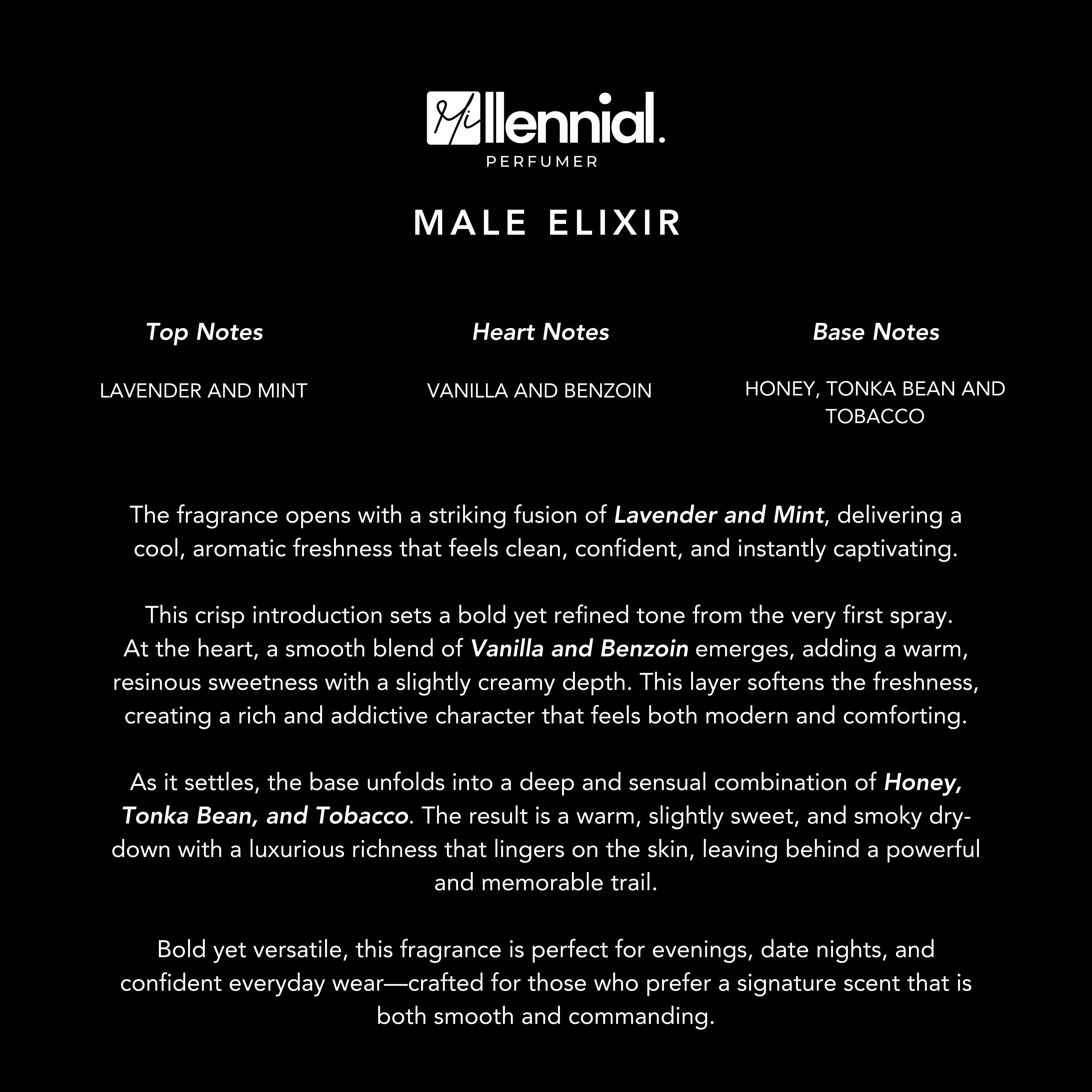 Millennial Perfumer™ – Elixir | Le Male Elixir Type (Profile Match) | Fresh Aromatic Mint, Warm Vanilla & Tobacco | Bold Masculine Signature - Image 6