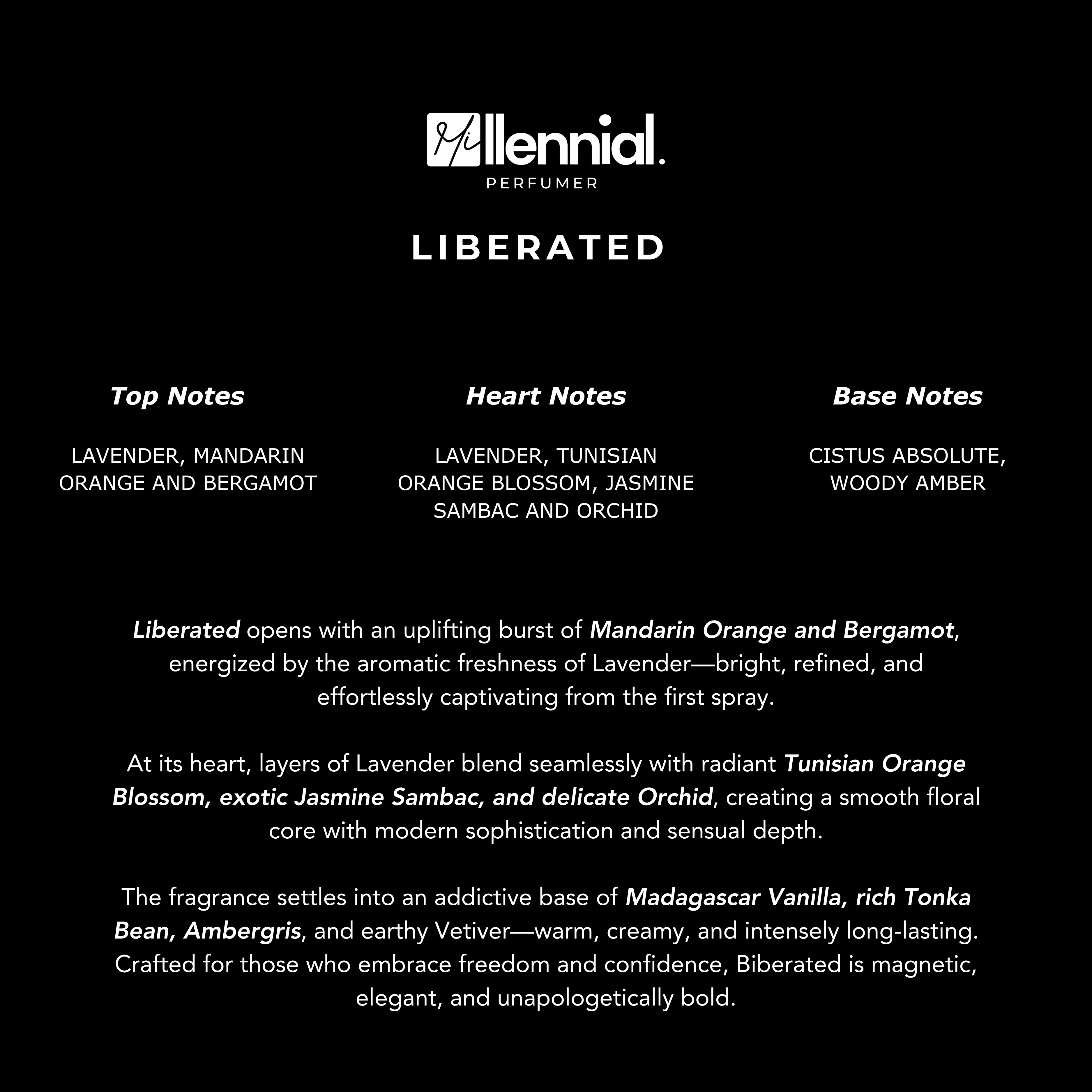 Millennial Perfumer™ – Liberated | YSL's Libre Intense Type (Profile Match) | Extrait de Parfum | Aromatic Floral with Lavender, Mandarin, Orange Blossom & Vanilla | Bold Feminine Signature - Image 6