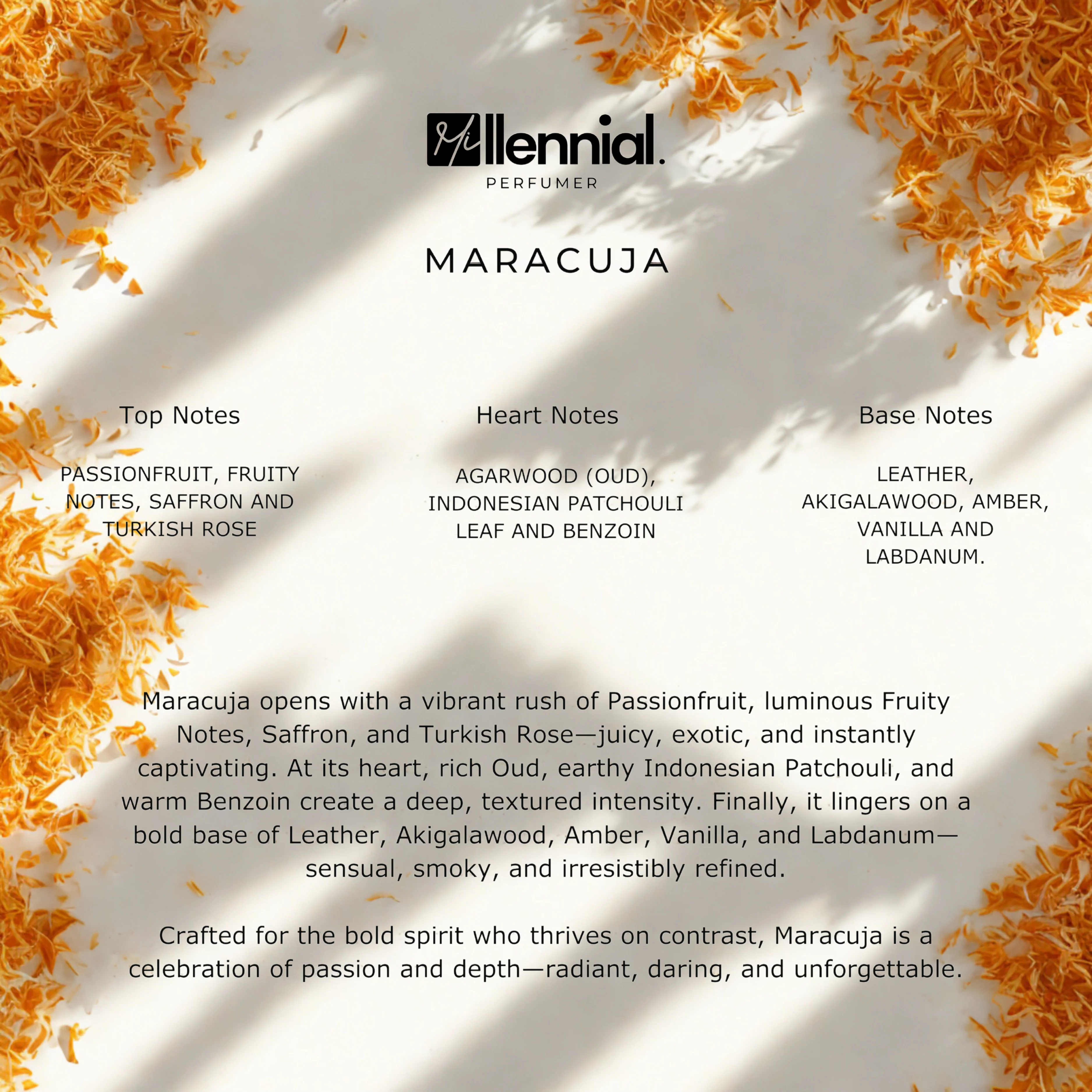 Millennial Perfumer™ – Maracuja | Maisson Criveelli’s Oud Maracuja Type (Profile Matches) | Exotic, Leathery & Addictive – Passionfruit, Oud & Amber Warmth - Image 6