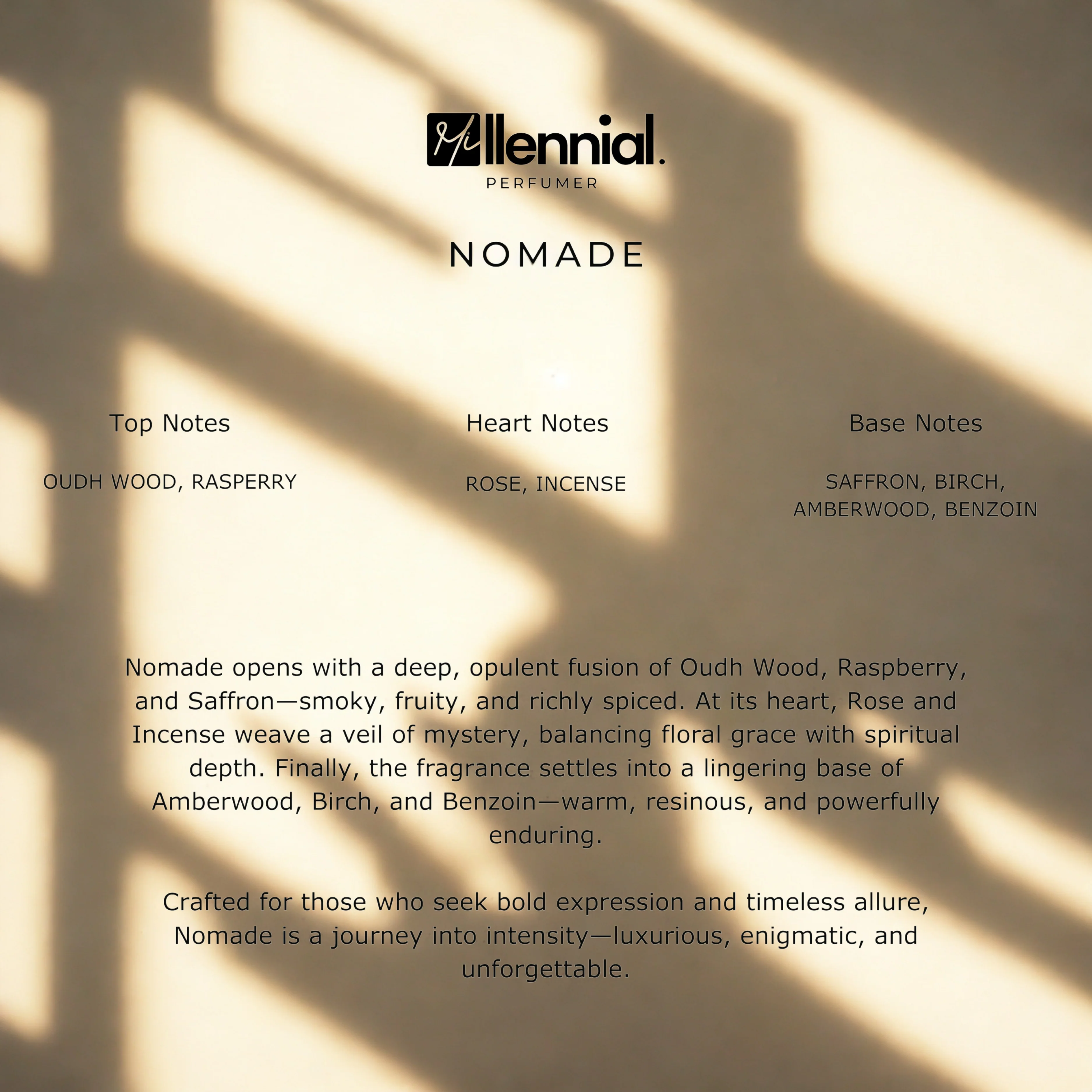 Millennial Perfumer™ – Nomade | Louiee Vitton Ombre Nomade Type (Profile Match) | Deep Resinous Smoky & Woody | Rare Oriental Luxury - Image 5