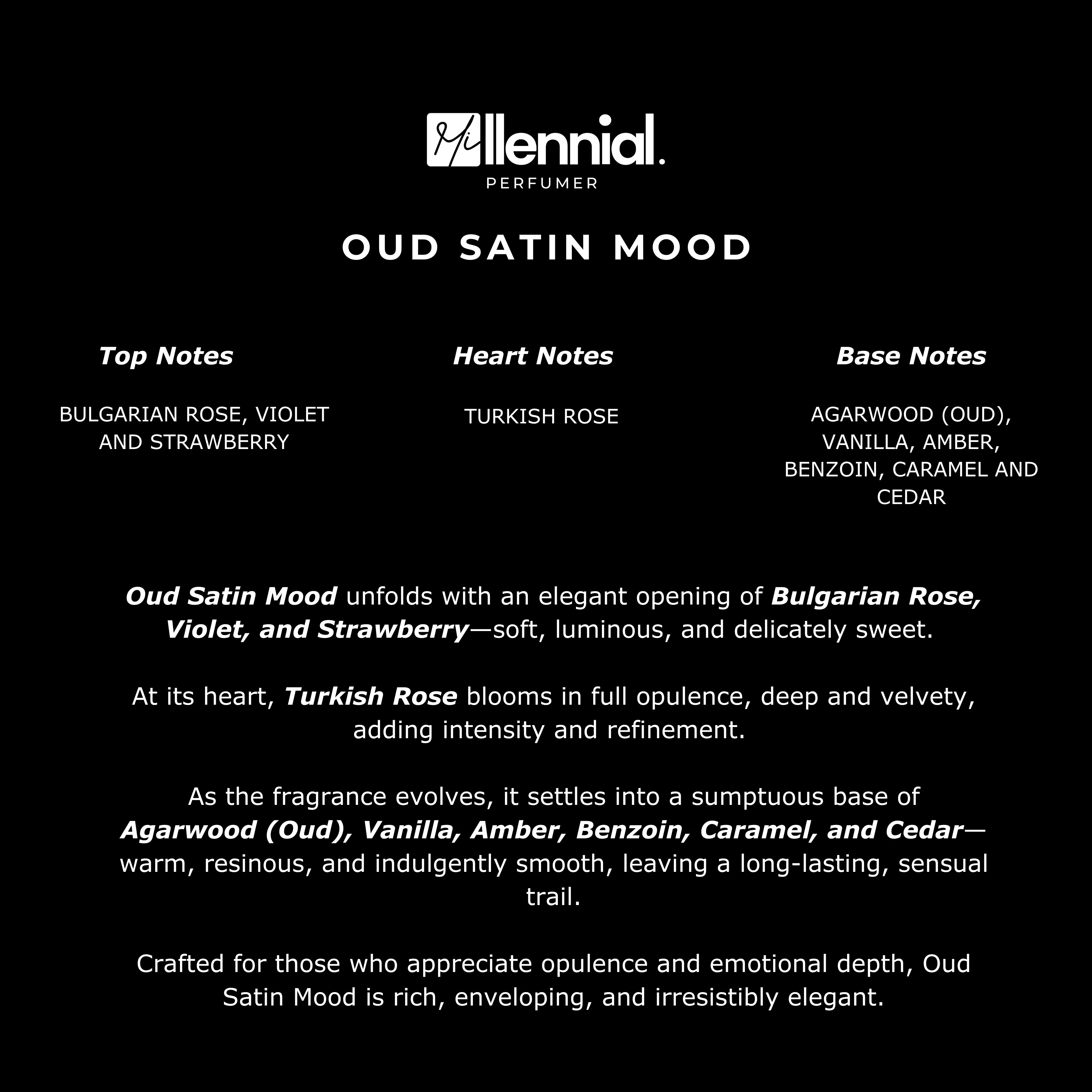 Millennial Perfumer™ – Oud Satin Mood | MFK's Oud Satin Mood Type (Profile Matches) | The Essence of Opulent Luxury - Image 6