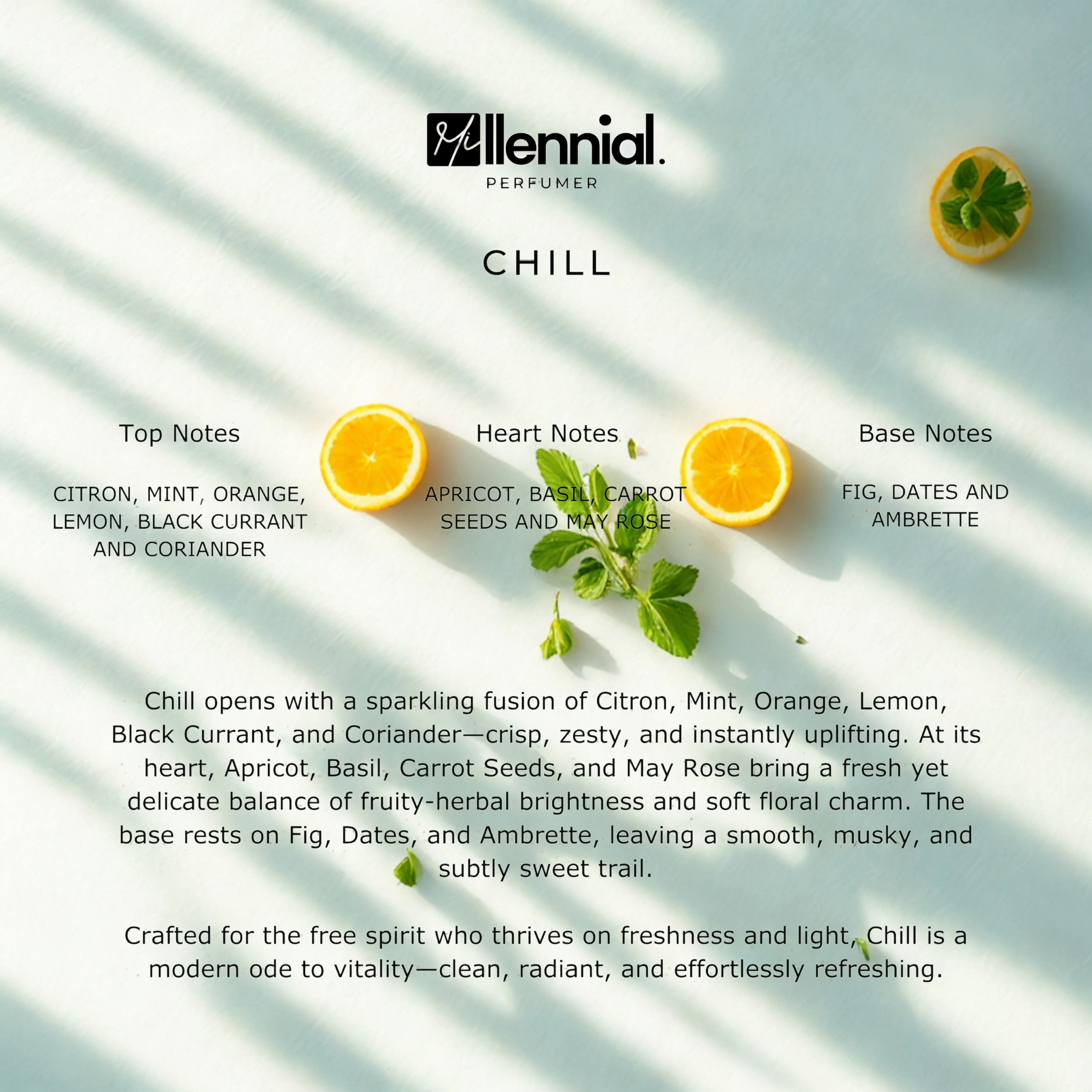 Millennial Perfumer™ – Chill | Louiee Vitton Pacific Chill Type (Profile Match) | Refreshing Citrusy & Aromatic with Mint Fig & Blackcurrant | Cool Modern Expression - Image 6