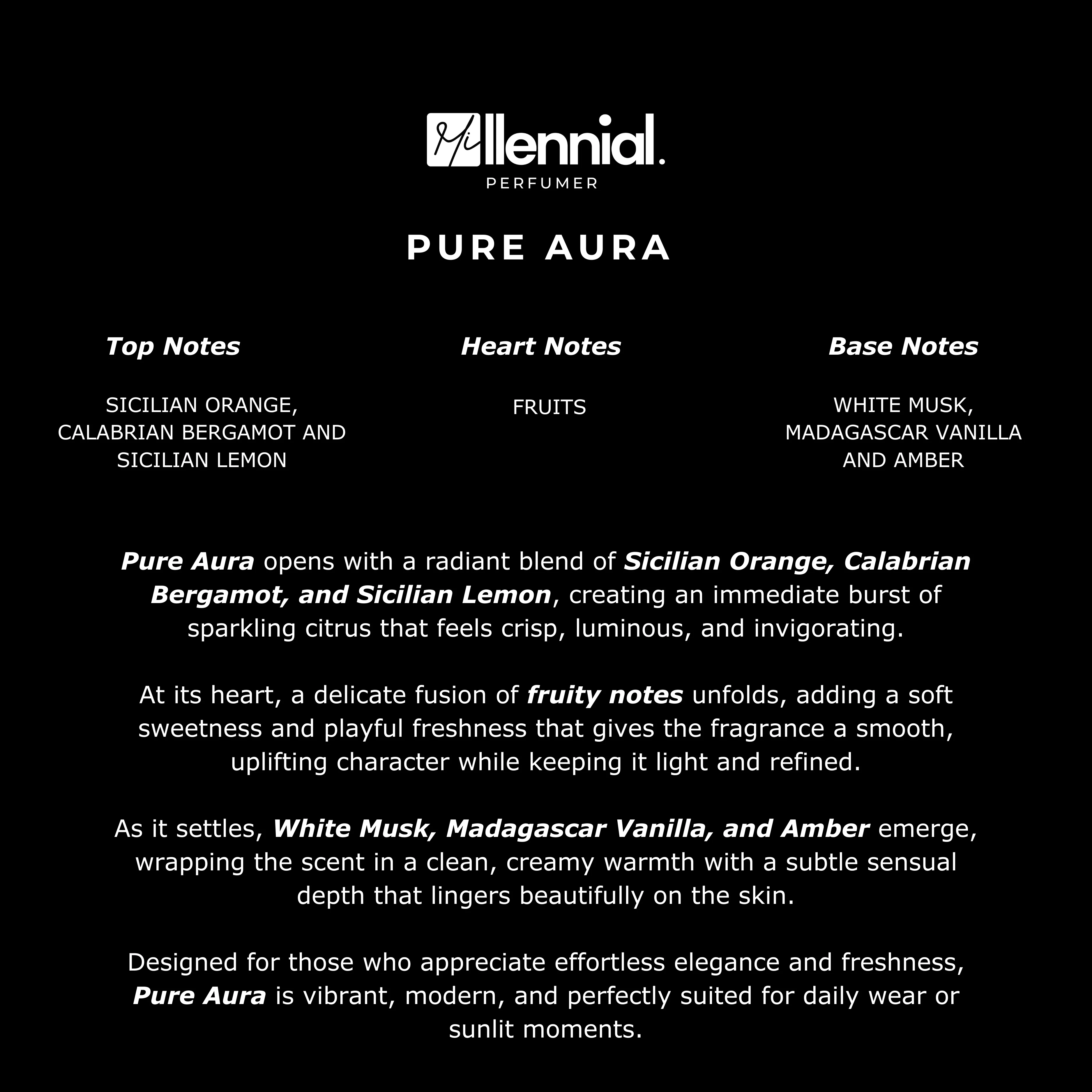 Millennial Perfumer™ – Pure Aura | Xerrjooff Erba Pura Type (Profile Match) | Radiant Fruity Citrus & Musky Amber | Modern Luxury Expression - Image 6