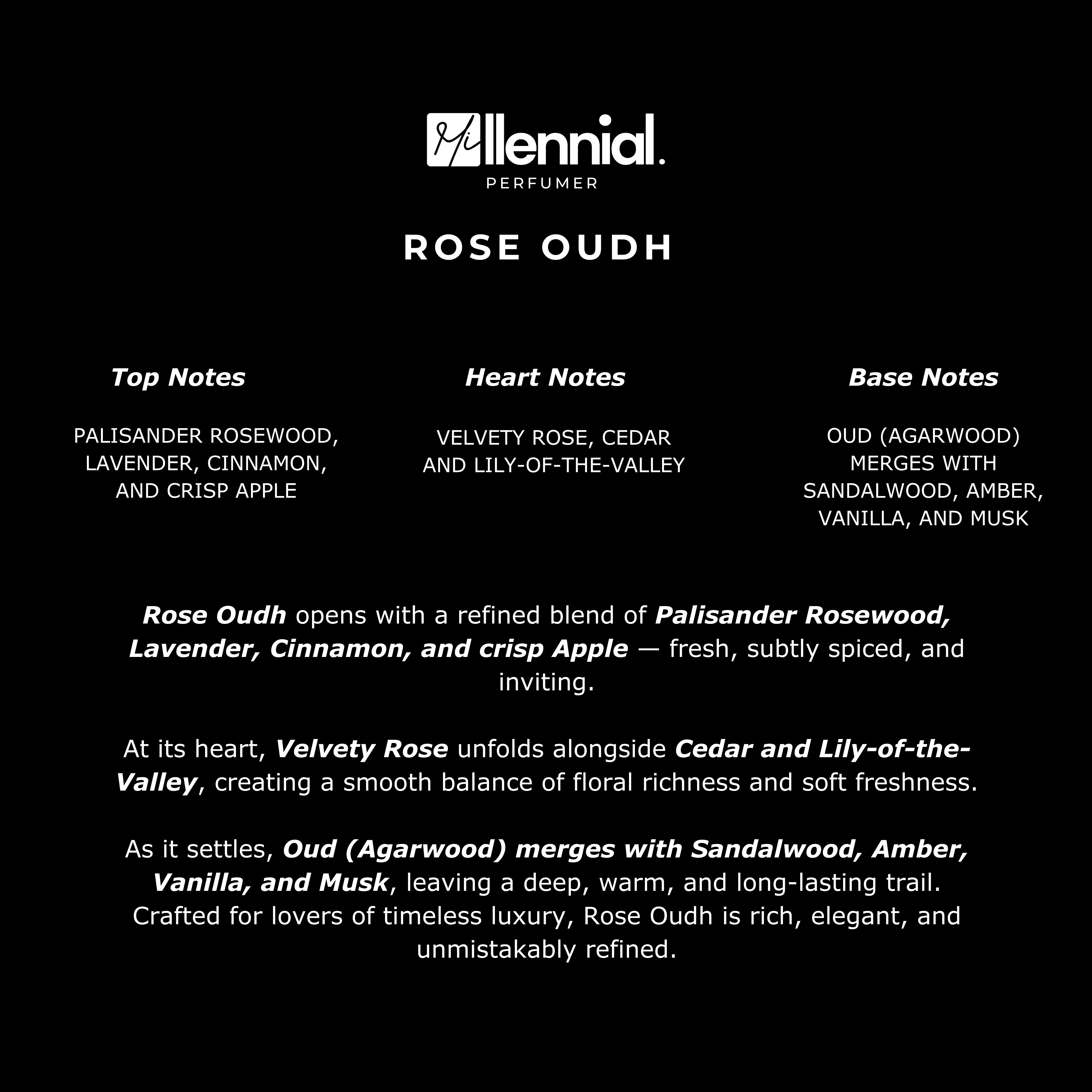 Millennial Perfumer™ – Rose Oudh | Xerrjooff Alexandria II Type (Profile Matches) | Modern Oud & Rose | Refined Contemporary Luxury - Image 6