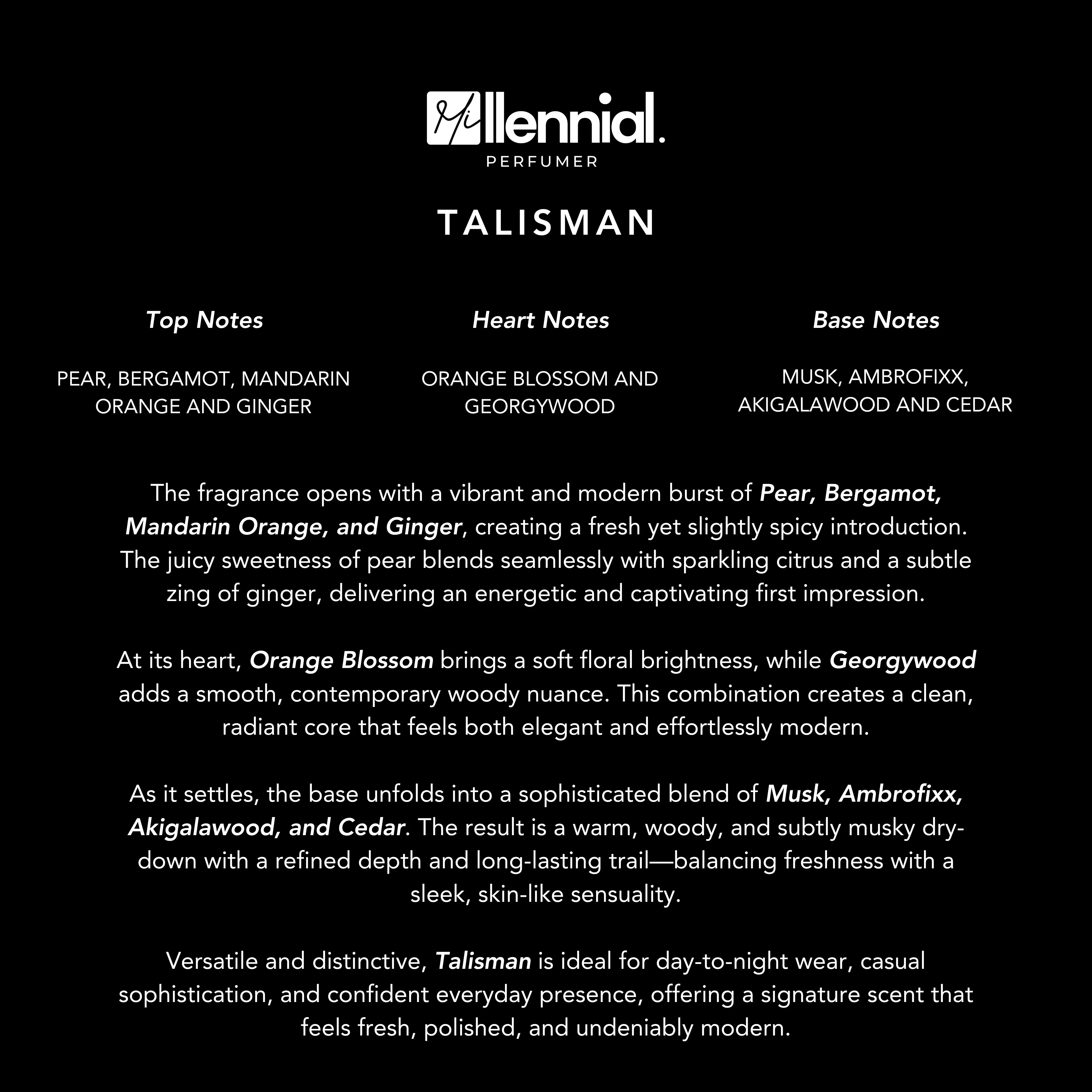 Millennial Perfumer™ – Talisman Blue | Blue Talisman Type (Profile Match) | Extrait de Parfum | Fresh Fruity Citrus, Musky Woods & Ambrofixx | Modern Radiant Signature - Image 6