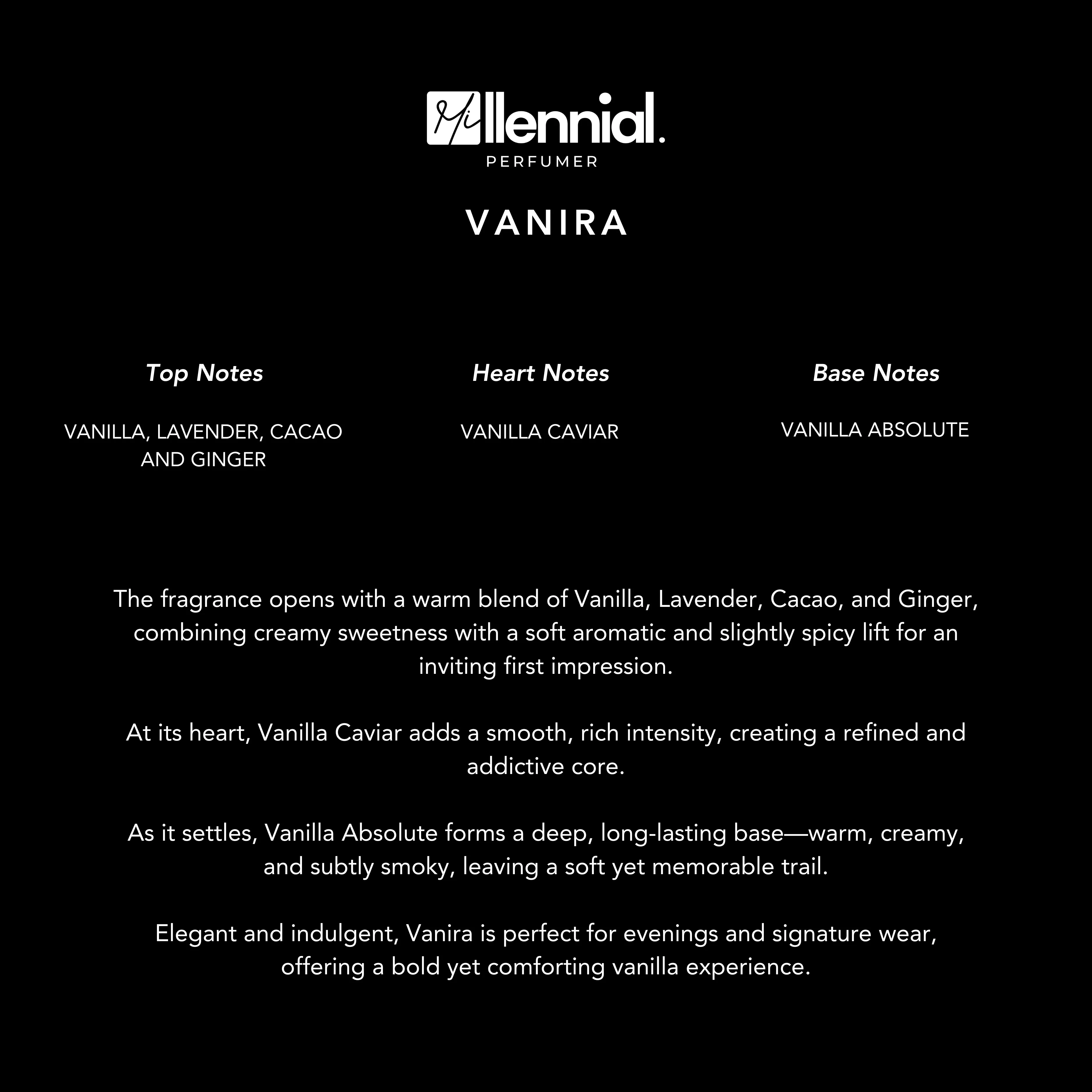 Millennial Perfumer™ – Vanira | Burberrry Goddess Type (Profile Match) | Extrait de Parfum | Creamy Vanilla, Cacao & Soft Lavender Spice | Elegant Addictive Gourmand - Image 6