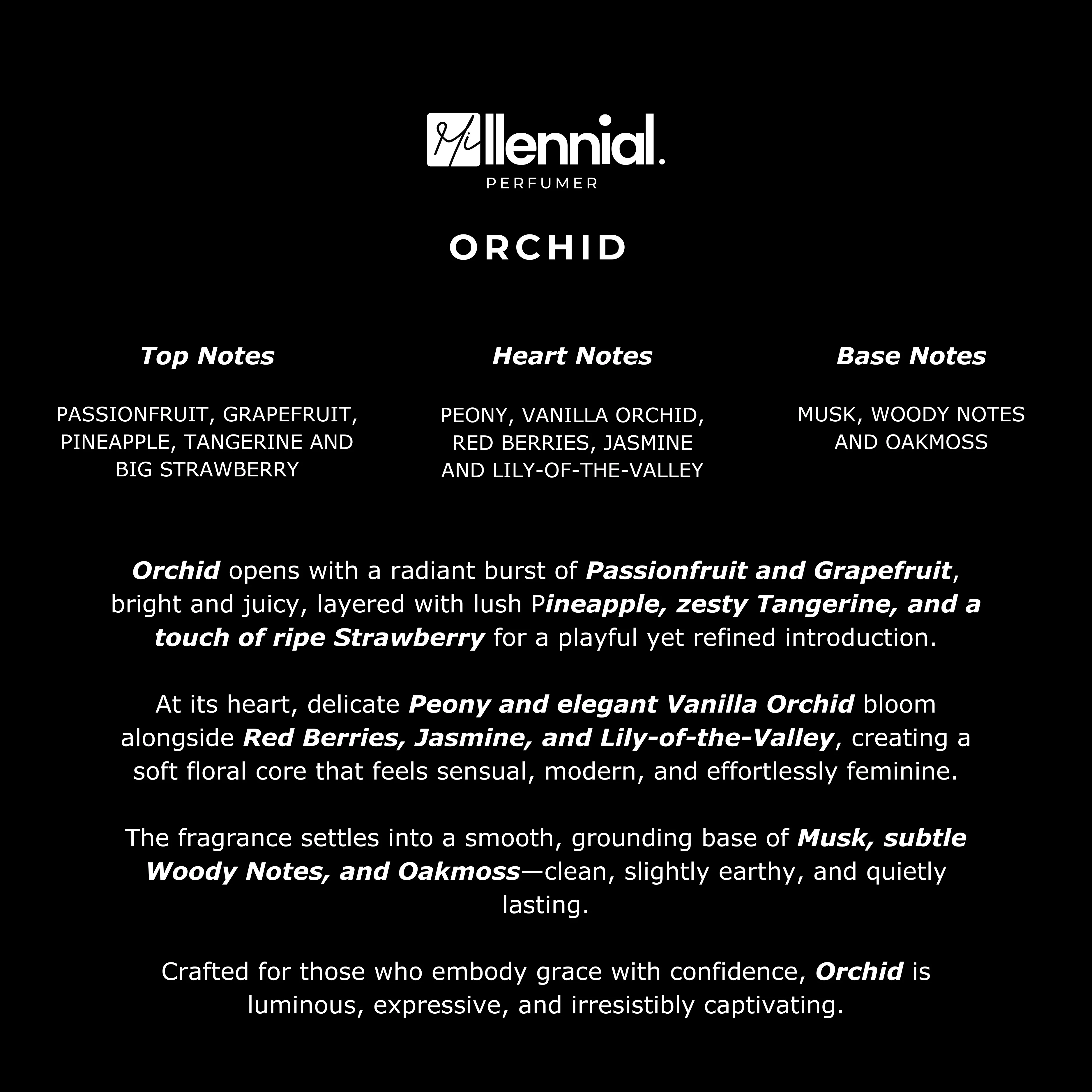 Millennial Perfumer™ - Orchid | Victoriia Secreet Bombshell (profile matches) | Blooming with Nature's Bounty - Image 6