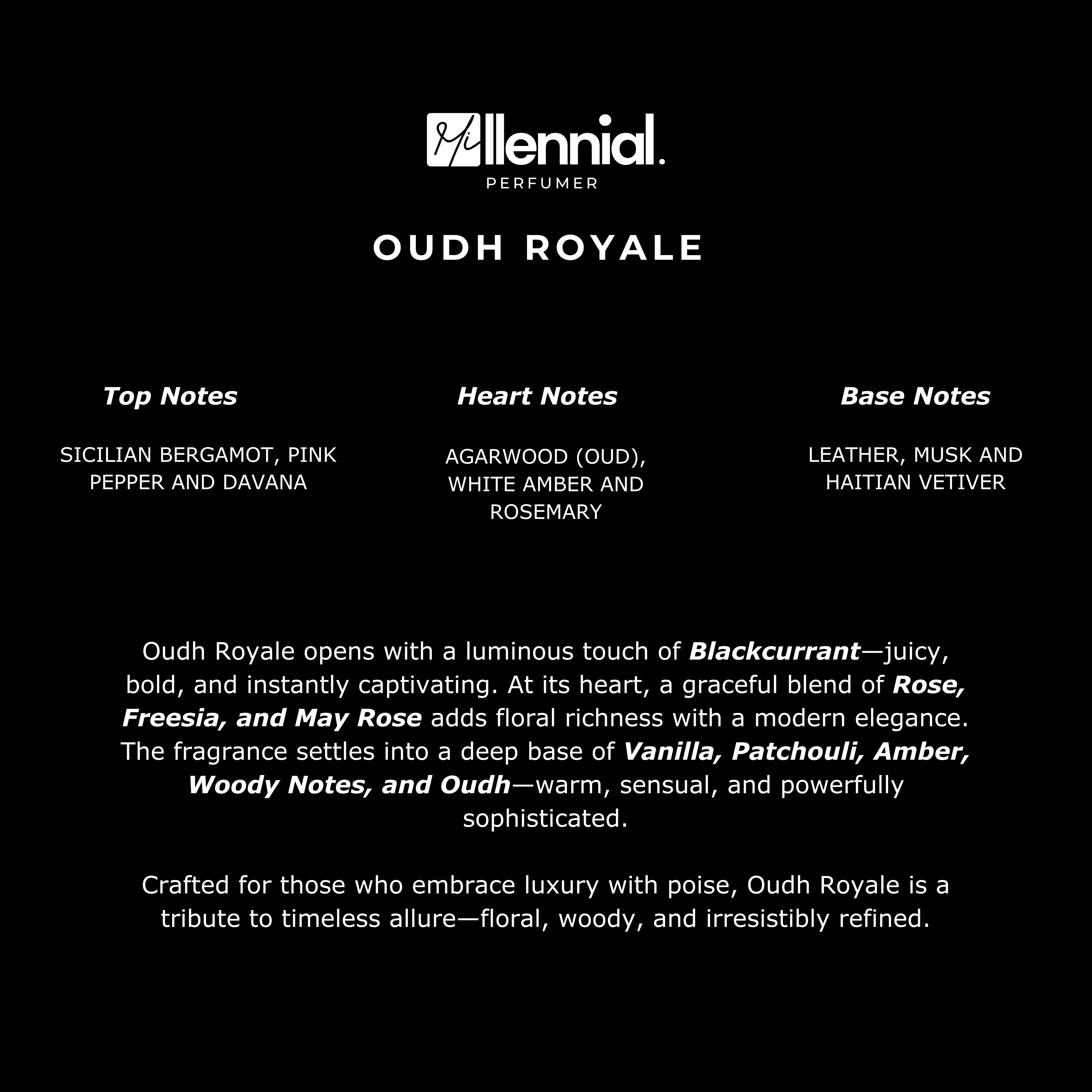 Millennial Perfumer™ – Oudh Royale | Gissaah Imperial Valley Type (Profile Match) | Rich Oud Oriental | The Essence of Refined Luxury - Image 6