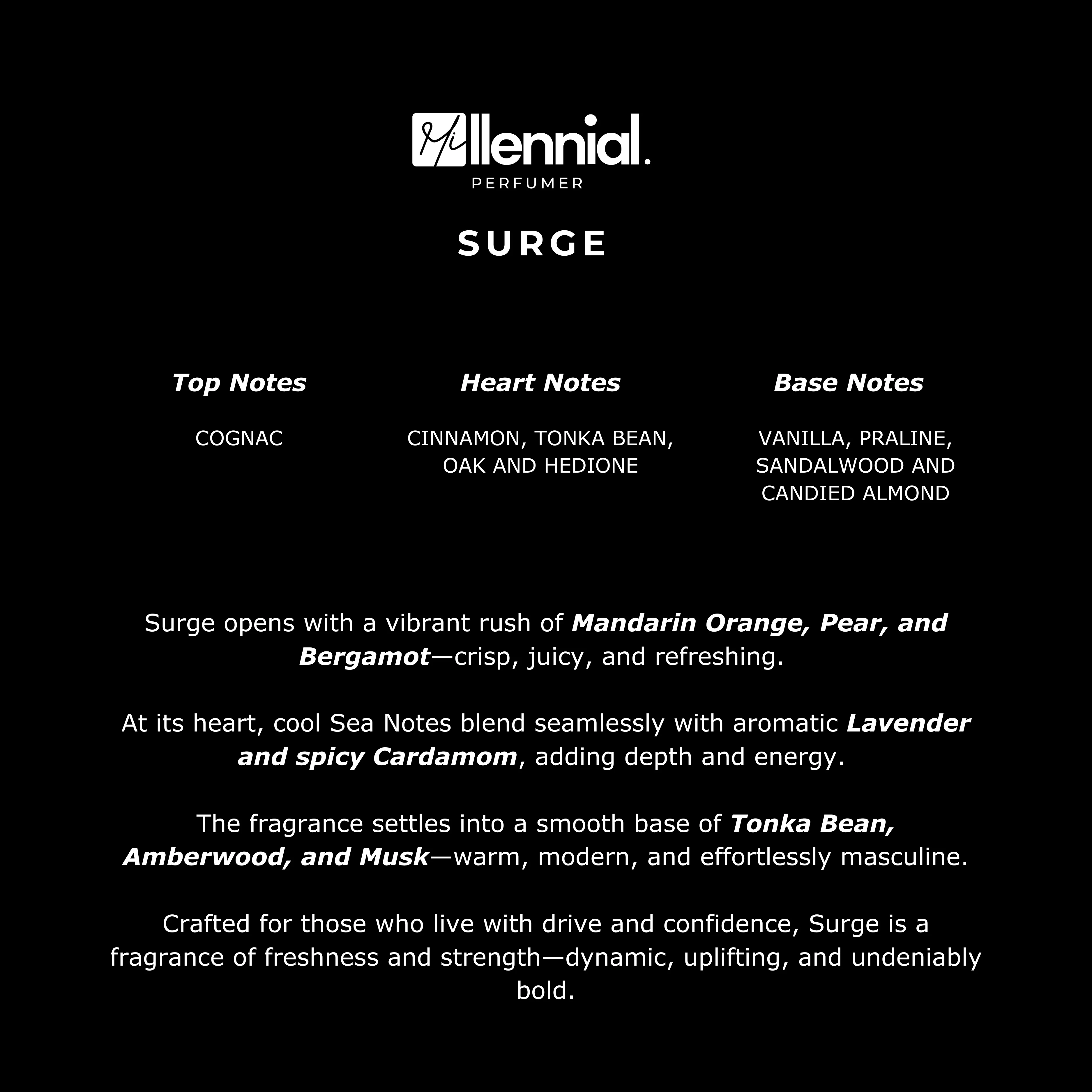Millennial Perfumer™ – Surge | CR7's Play It Cool Type (Profile Match) | Fresh Sporty Citrus | Feel the Rush of Freshness - Image 6