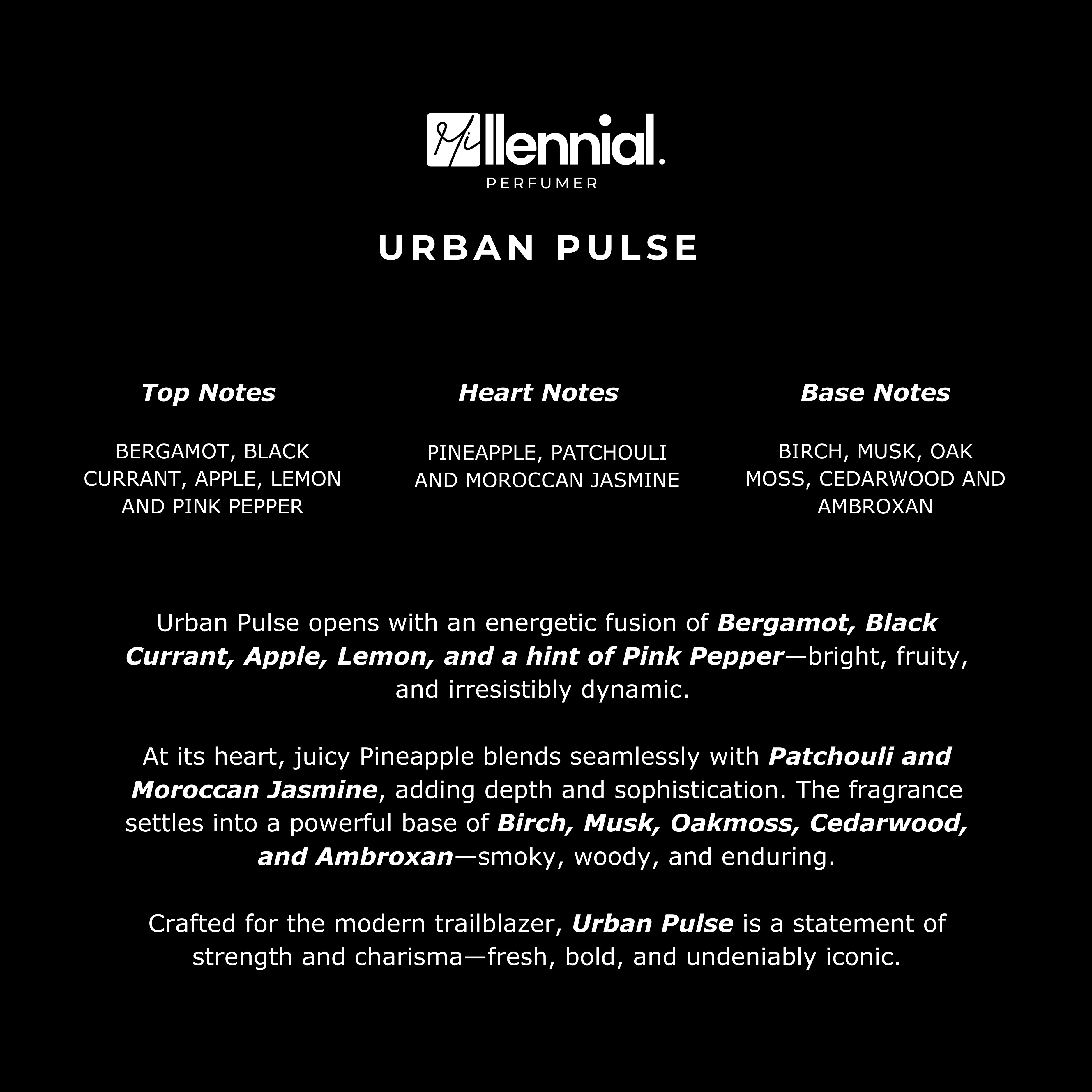 Millennial Perfumer™ - Urban Pulse | Creeed Aventus (profile matches) | Capturing the Energy of the Streets - Image 5